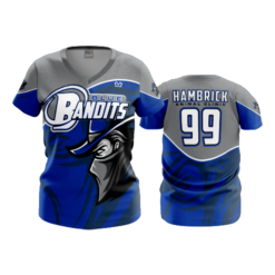 2469 FD Womens V-Neck BLUE-BANDITS