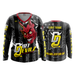 2471 FD Womens V-Neck Longsleeve DIRT-DEVILZ