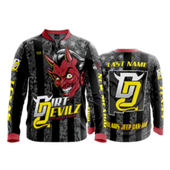 2471 FD Quarter Zip Batting Jacket LS DIRT-DEVILZ