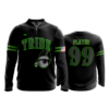 2472 FD Quarter Zip Batting Jacket LS KEWASKUM-TRIBE-BLACK-FLO-FLO INK + $5