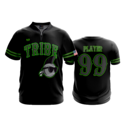 2472 FD Quarter Zip Batting Jacket SS KEWASKUM-TRIBE-BLACK-FLO-FLO INK + $5