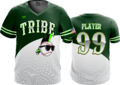 2472 FD Sport V-Neck MENS KEWASKUM-TRIBE-WHITE-FLO-FLO INK + $5