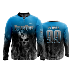 2481 FD Quarter Zip Batting Jacket LS BALLS-DEEP
