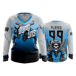 2477 FD Womens V-Neck Longsleeve YOUNG-GUNS