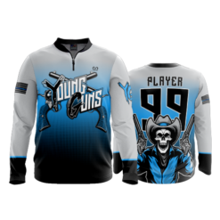 2477 FD Quarter Zip Batting Jacket LS YOUNG-GUNS