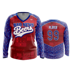 2480 FD Womens V-Neck Longsleeve BAD-NEWS-BEERS