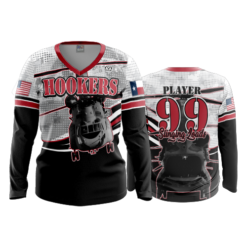 2493 FD Womens V-Neck Longsleeve HOOKERS