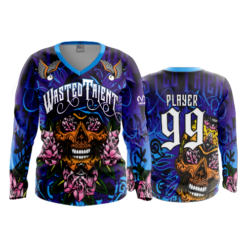 2473 FD Womens V-Neck Longsleeve WASTED-TALENT