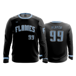 466 FD Long Sleeve MENS CINCY-FLAMES-BLACK
