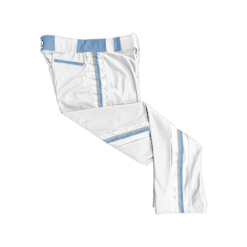 466 CL WHITE CUSTOM BRAID MENS PANT CINCY-FLAMES-WHITEOUT