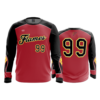 466 FD Long Sleeve MENS FLAMES-RED-THROWBACK