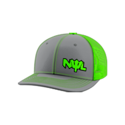 2350 Team Cap Trucker 112 NWL-WHITE-FLO-GREEN