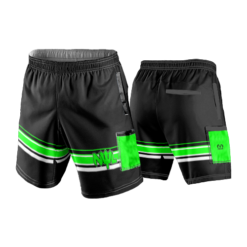 2350 LIGHTWEIGHT MICROFIBER 160gsm SHORT NWL-WHITE-FLO-GREEN-FLO INK + $5