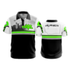 2350 FD Polo NWL-WHITE-FLO-GREEN-FLO INK + $5