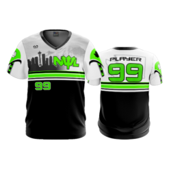 2350 FD Sport V-Neck MENS NWL-WHITE-FLO-GREEN-FLO INK + $5