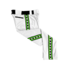 2350 CL WHITE CUSTOM BRAID MENS PANT NWL-WHITE-FLO-GREEN-FLO INK + $5
