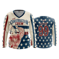 2492 FD Womens V-Neck Longsleeve THE-CONSTRUCTION-CREW