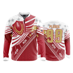 2358 FD Quarter Zip Batting Jacket LS LEGACY