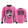 2302 FD Quarter Zip Batting Jacket LS DTA-PINK