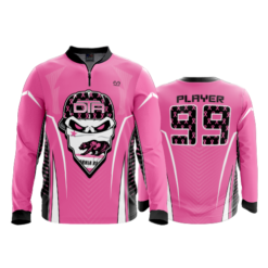 2302 FD Quarter Zip Batting Jacket LS DTA-PINK