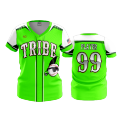 2472 FD Womens V-Neck KEWASKUM-TRIBE-FLO-GREEN-FLO INK + $5