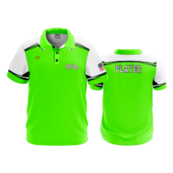 2472 FD Polo KEWASKUM-TRIBE-FLO-GREEN-FLO INK + $5