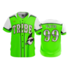 2472 FD ProTek Mens Full Button Down KEWASKUM-TRIBE-FLO-GREEN-FLO INK + $5
