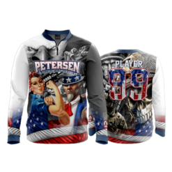 2503 FD Quarter Zip Batting Jacket LS PETERSEN-PLUMBING