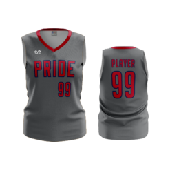 2507 FD Womens V-Neck Sleeveless PRIDE-CHARCOAL