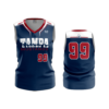 973 FD Womens V-Neck Sleeveless TAMPA-MUSTANGS-NAVY