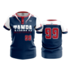 973 FD Womens 2 Button TAMPA-MUSTANGS-NAVY