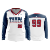 973 FD Womens V-Neck Longsleeve TAMPA-MUSTANGS-WHITE