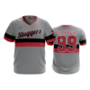 2508 FD Sport V-Neck MENS SCIOTO-SLUGGERS-CHARCOAL