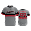 2508 FD Quarter Zip Batting Jacket SS SCIOTO-SLUGGERS-CHARCOAL