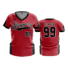 2508 FD Womens V-Neck SCIOTO-SLUGGERS-RED