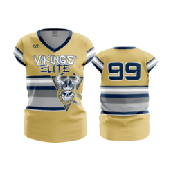 2511 FD Womens V-Neck Capsleeve VIKINGS-ELITE-VEGAS