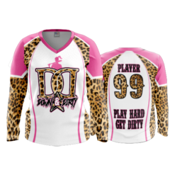 2525 FD Womens V-Neck Longsleeve DOWN-N-DIRTY-WOMEN