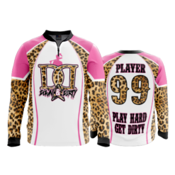 2525 FD Quarter Zip Batting Jacket LS DOWN-N-DIRTY-WOMEN