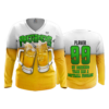 2526 FD Womens V-Neck Longsleeve PREGAMERS-WHISKEY-TEXT