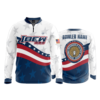 2535 FD Quarter Zip LS - Ribbed Collar IBEW-683-BOWLING