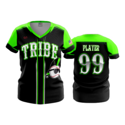 2472 FD Womens V-Neck KEWASKUM-TRIBE-GREEN-ADDONS-FLO INK + $5