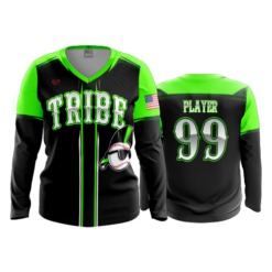 2472 FD Womens V-Neck Longsleeve TRIBE-BLACK-FLO-GREEN-FLO INK + $5