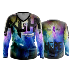 2386 FD Womens V-Neck Longsleeve JESSI-WISH-BLACK