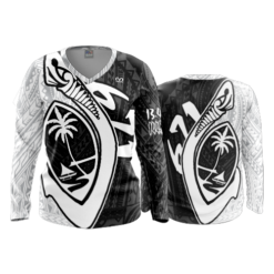 259 FD Womens V-Neck Longsleeve TEAM-GUAM-BOWLING