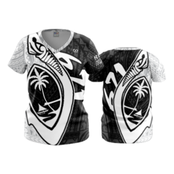 259 FD Womens V-Neck TEAM-GUAM-BOWLING