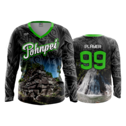 2524 FD Womens V-Neck Longsleeve POHNPEI