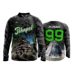 2524 FD Quarter Zip Batting Jacket LS POHNPEI