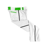 2524 CL WHITE CUSTOM BRAID MENS PANT POHNPEI