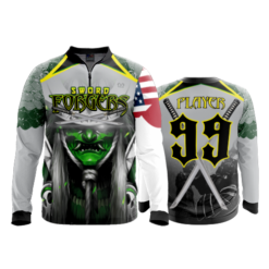 2521 FD Quarter Zip Batting Jacket LS SWORD-FORGERS