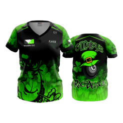 2513 FD Womens V-Neck OMALLEYS-RACK-ATTACK-FLO INK + $5